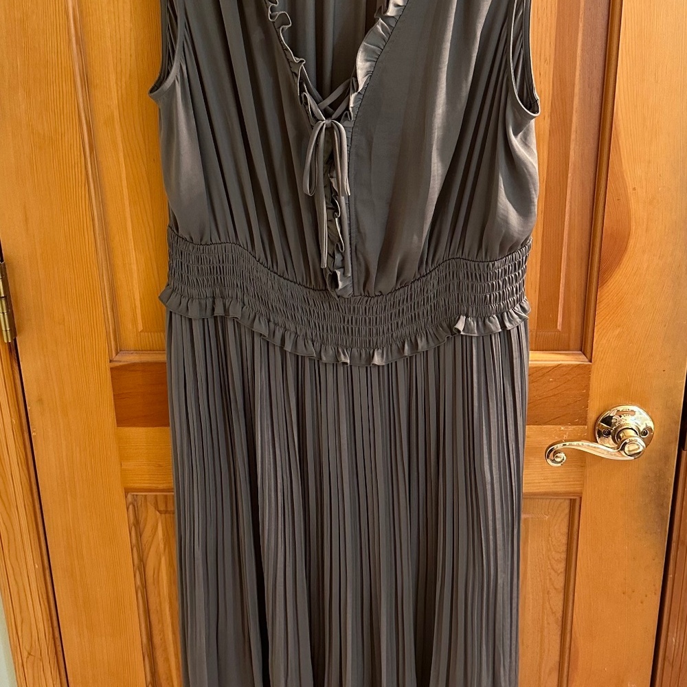 Olive Green Midi Dress